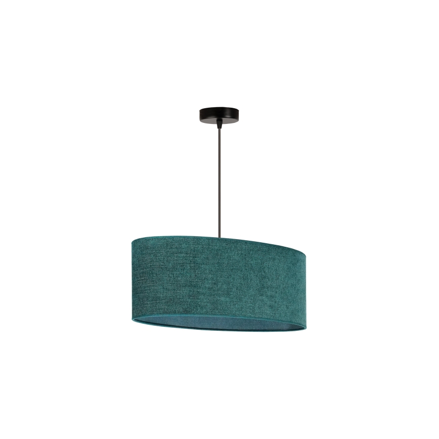 Duolla - Chandelier on a string OVAL 1xE27/15W/230V green