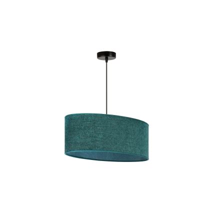 Duolla - Chandelier on a string OVAL 1xE27/15W/230V green