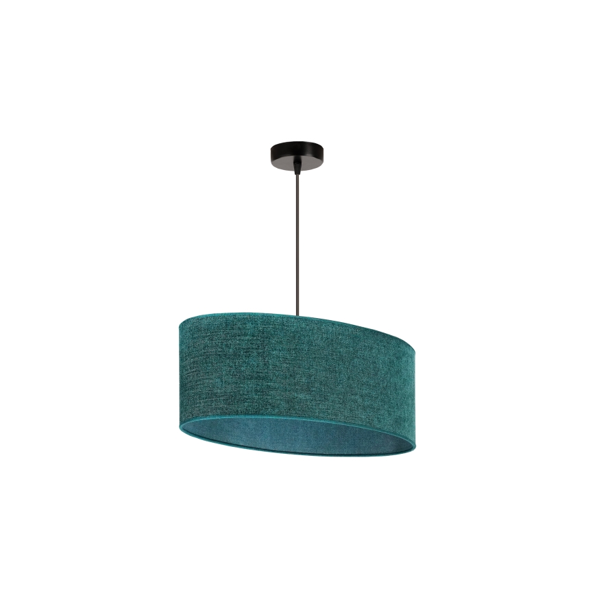 Duolla - Chandelier on a string OVAL 1xE27/15W/230V green