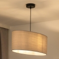 Duolla - Chandelier on a string OVAL 1xE27/15W/230V grey