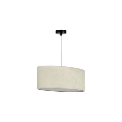 Duolla - Chandelier on a string OVAL 1xE27/15W/230V grey