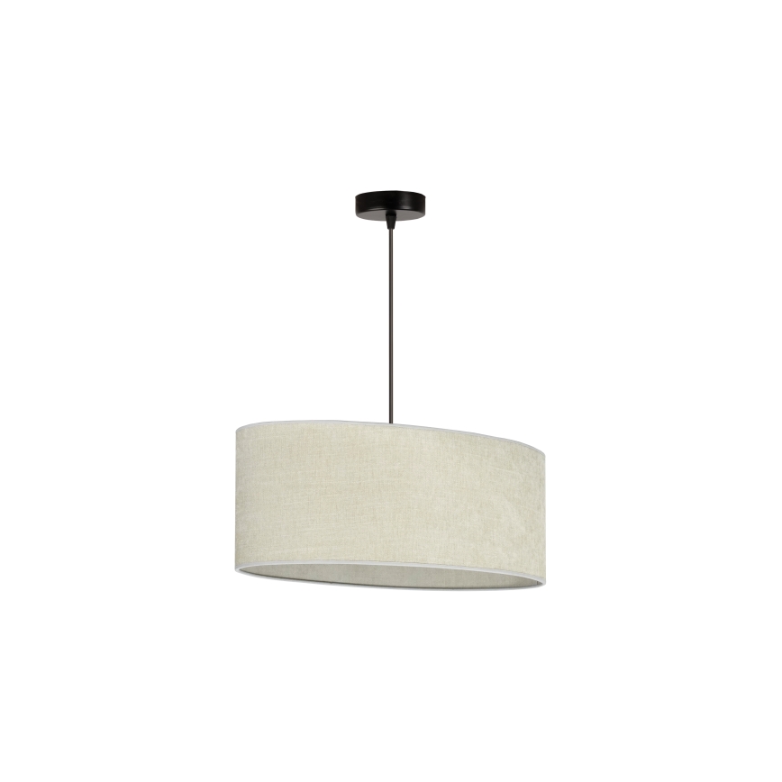 Duolla - Chandelier on a string OVAL 1xE27/15W/230V grey