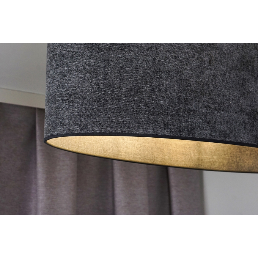 Duolla - Chandelier on a string OVAL 1xE27/15W/230V grey