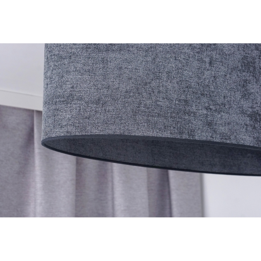 Duolla - Chandelier on a string OVAL 1xE27/15W/230V grey