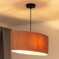 Duolla - Chandelier on a string OVAL 1xE27/15W/230V pink