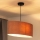 Duolla - Chandelier on a string OVAL 1xE27/15W/230V pink