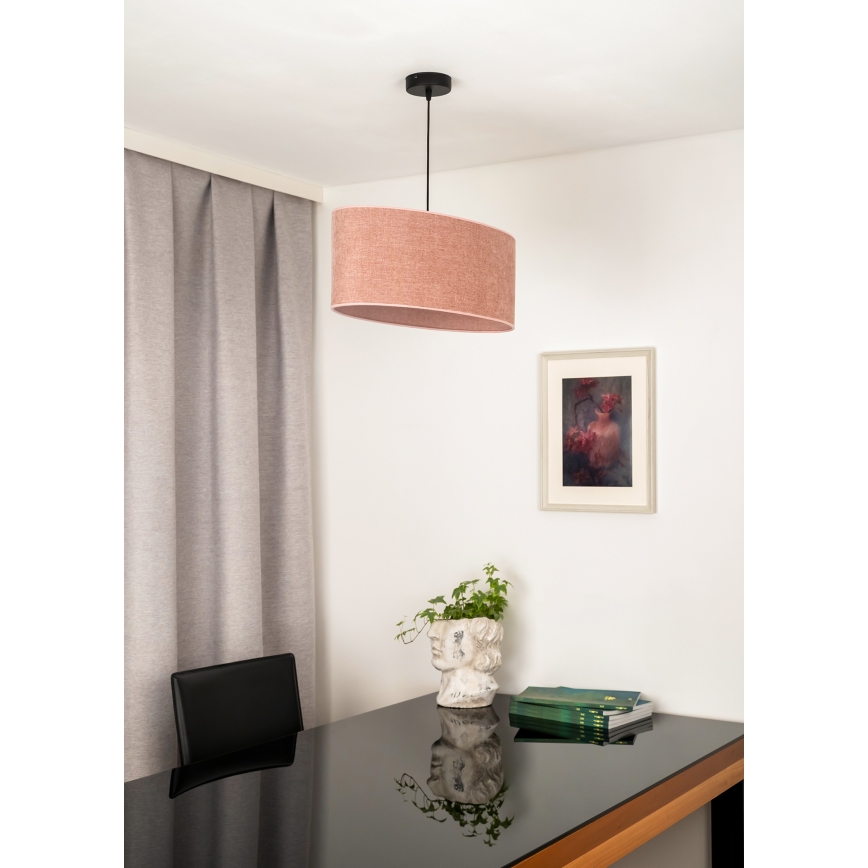 Duolla - Chandelier on a string OVAL 1xE27/15W/230V pink