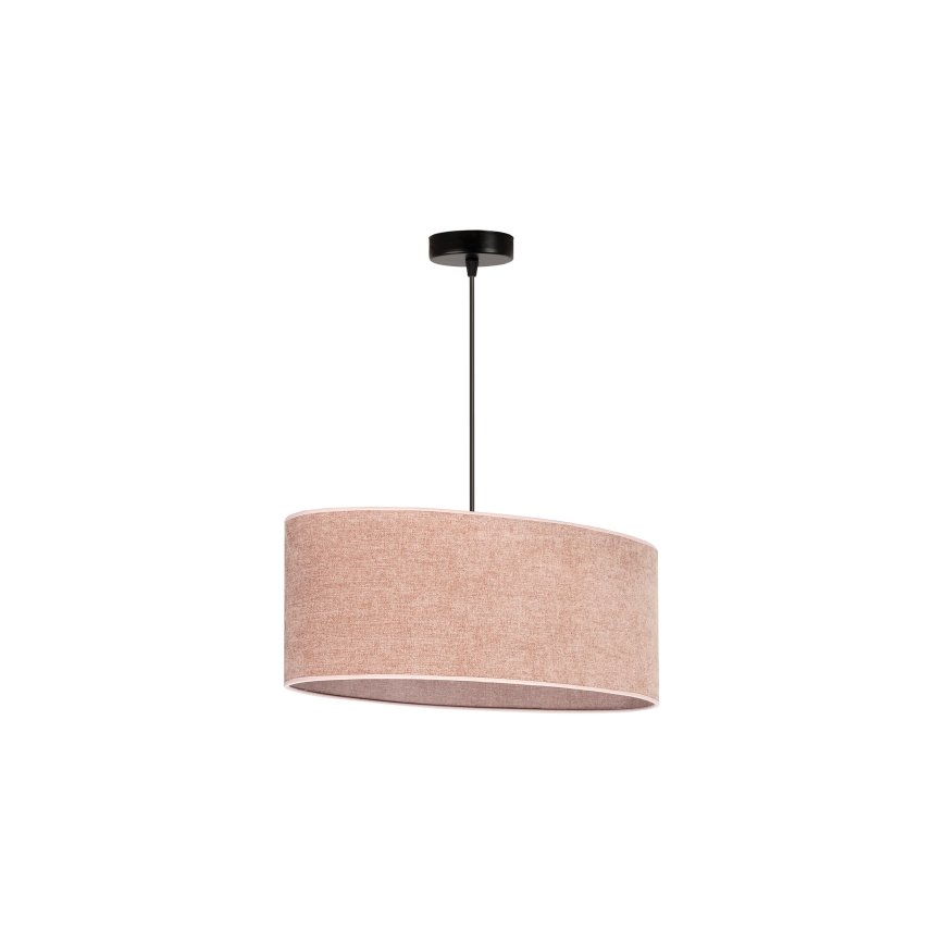 Duolla - Chandelier on a string OVAL 1xE27/15W/230V pink
