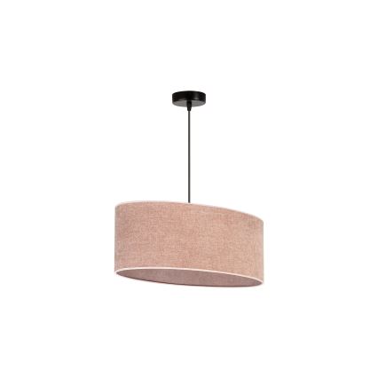 Duolla - Chandelier on a string OVAL 1xE27/15W/230V pink