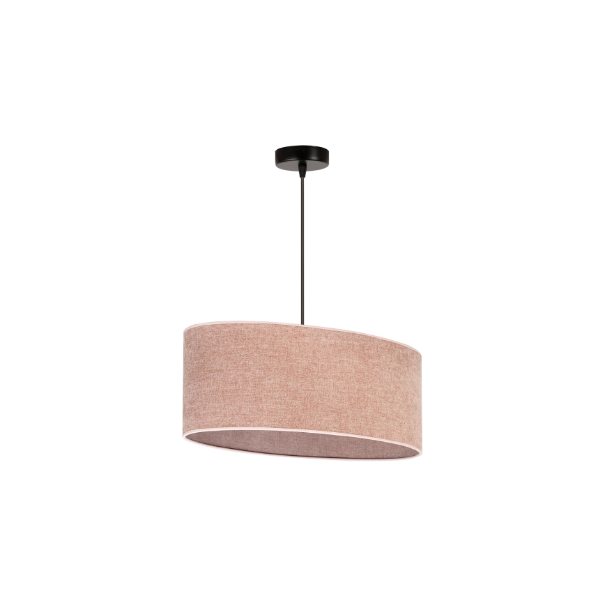 Duolla - Chandelier on a string OVAL 1xE27/15W/230V pink