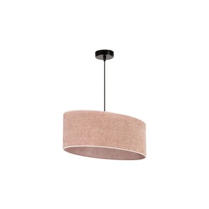 Duolla - Chandelier on a string OVAL 1xE27/15W/230V pink
