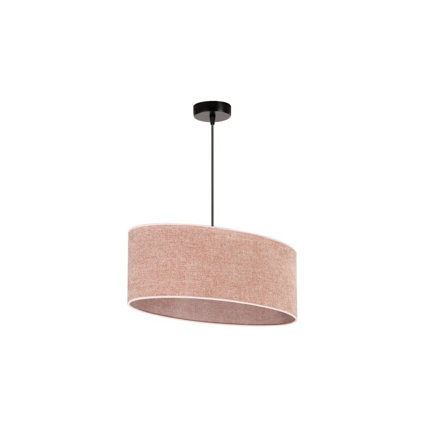 Duolla - Chandelier on a string OVAL 1xE27/15W/230V pink