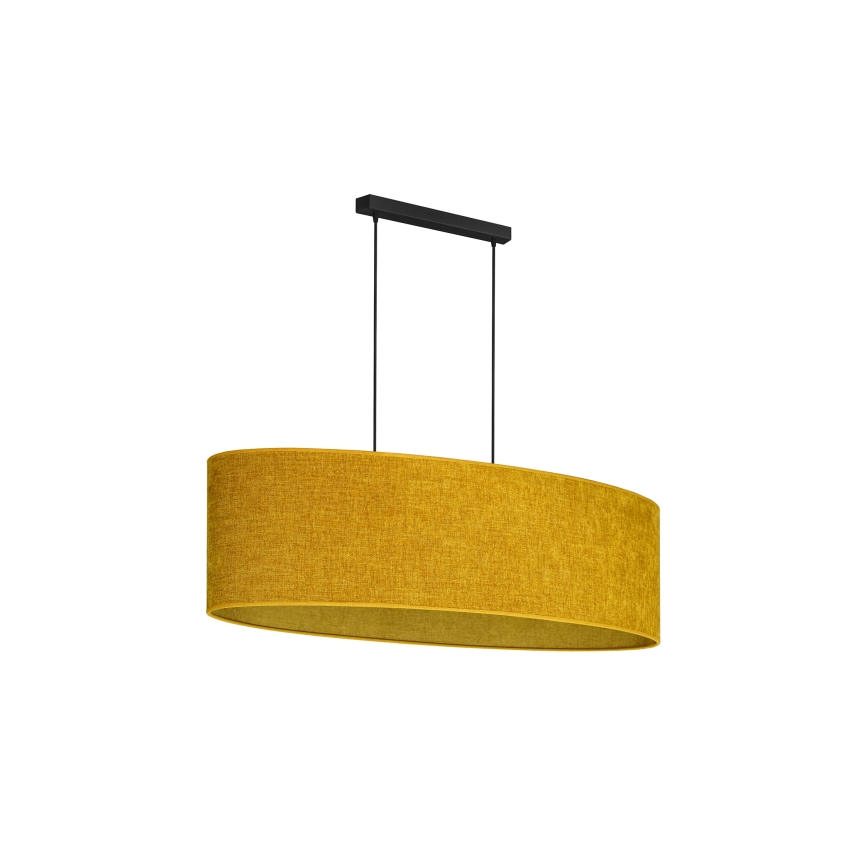 Duolla - Chandelier on a string OVAL 2xE27/15W/230V brown