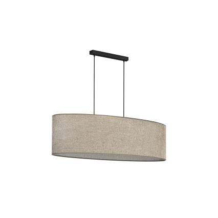 Duolla - Chandelier on a string OVAL 2xE27/15W/230V brown