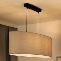Duolla - Chandelier on a string OVAL 2xE27/15W/230V grey