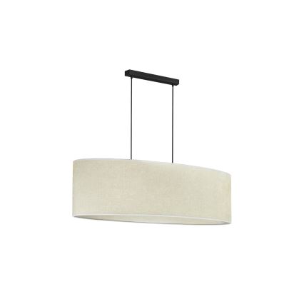 Duolla - Chandelier on a string OVAL 2xE27/15W/230V grey