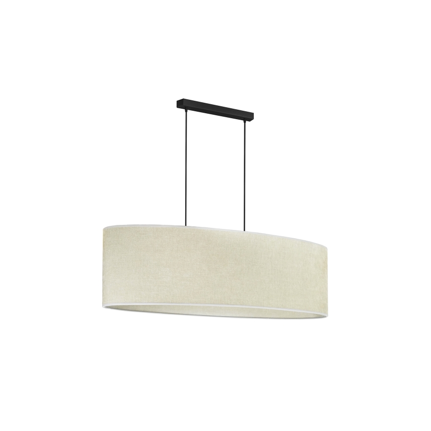 Duolla - Chandelier on a string OVAL 2xE27/15W/230V grey