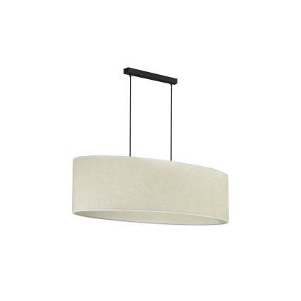 Duolla - Chandelier on a string OVAL 2xE27/15W/230V grey