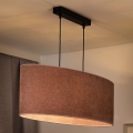 Duolla - Chandelier on a string OVAL 2xE27/15W/230V pink