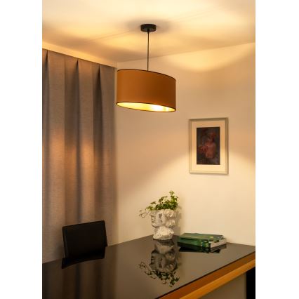 Duolla - Chandelier on a string OVAL VEGAN 1xE27/15W/230V brown