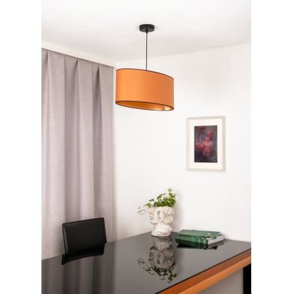 Duolla - Chandelier on a string OVAL VEGAN 1xE27/15W/230V brown