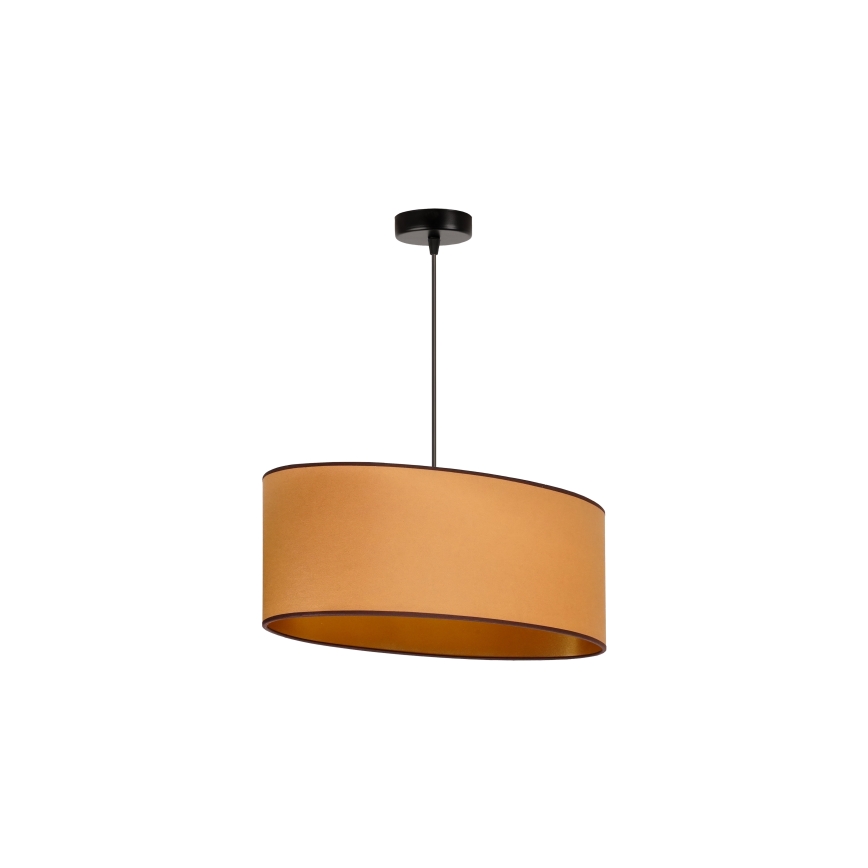 Duolla - Chandelier on a string OVAL VEGAN 1xE27/15W/230V brown
