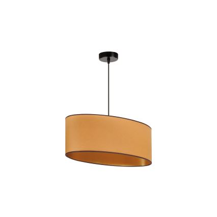 Duolla - Chandelier on a string OVAL VEGAN 1xE27/15W/230V brown