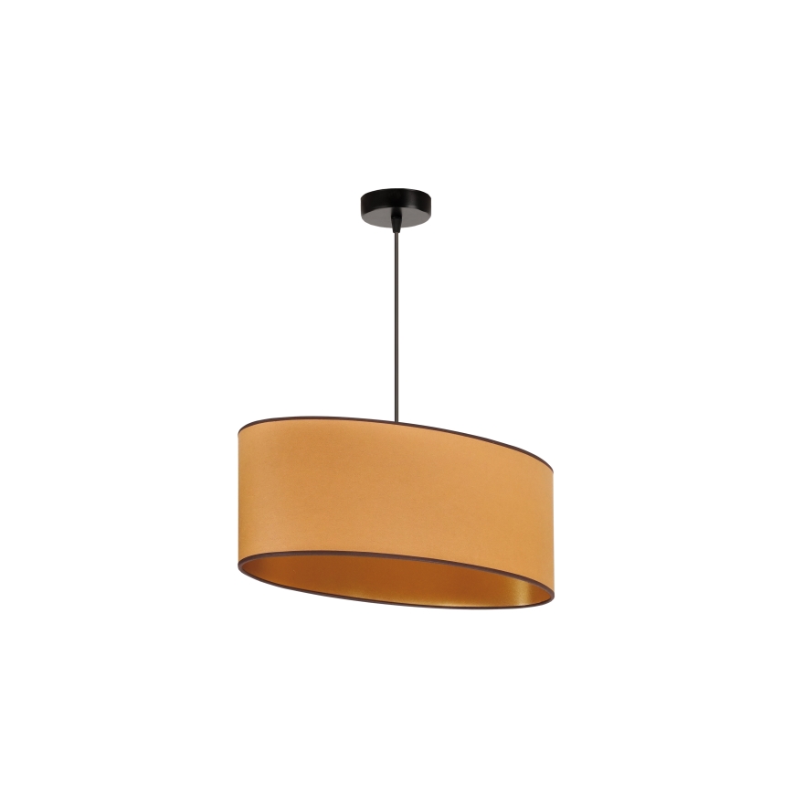 Duolla - Chandelier on a string OVAL VEGAN 1xE27/15W/230V brown