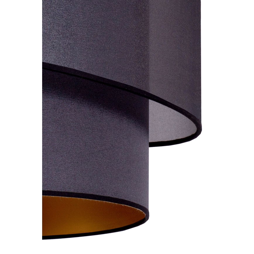 Duolla - Chandelier on a string PARIS 1xE27/15W/230V d. 40 cm black/gold
