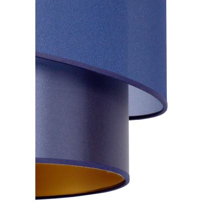 Duolla - Chandelier on a string PARIS 1xE27/15W/230V d. 40 cm blue/gold