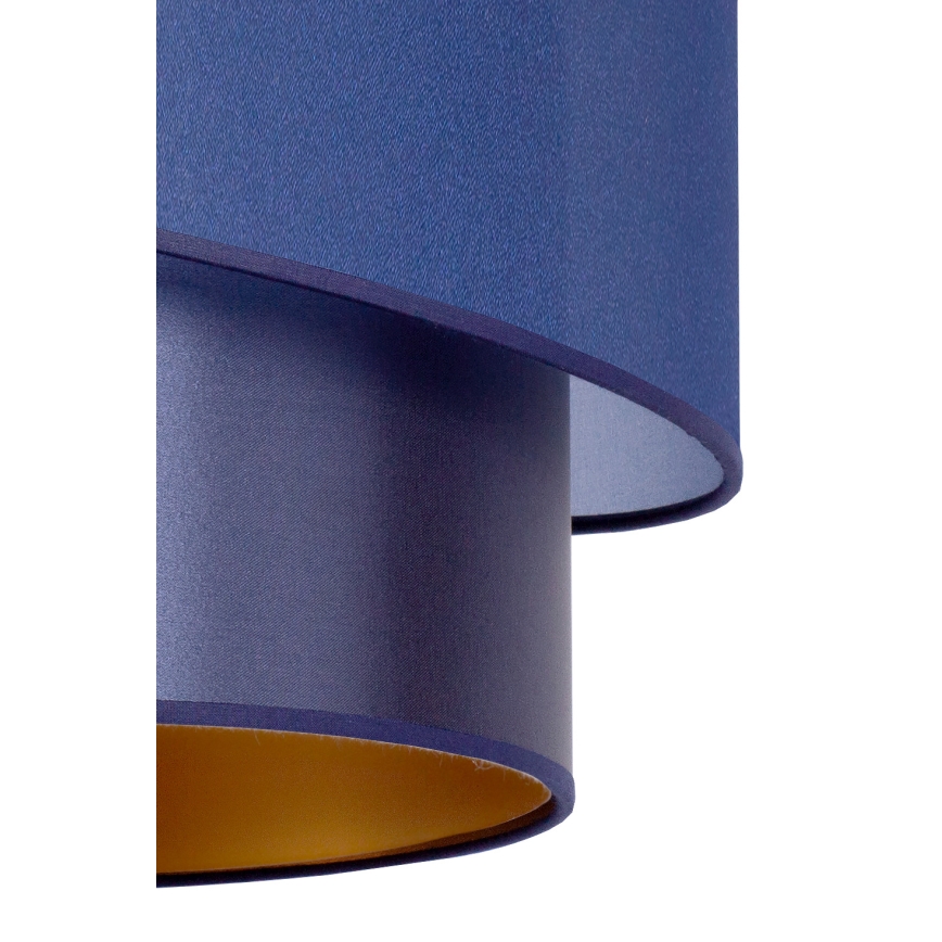 Duolla - Chandelier on a string PARIS 1xE27/15W/230V d. 40 cm blue/gold