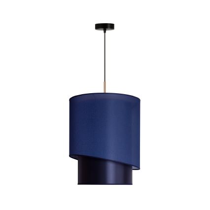 Duolla - Chandelier on a string PARIS 1xE27/15W/230V d. 40 cm blue/gold