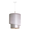 Duolla - Chandelier on a string PARIS 1xE27/15W/230V d. 40 cm silver/gold