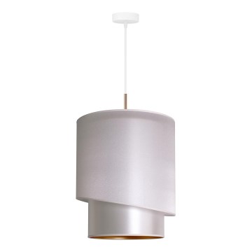 Duolla - Chandelier on a string PARIS 1xE27/15W/230V d. 40 cm silver/gold