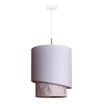 Duolla - Chandelier on a string PARIS 1xE27/15W/230V d. 40 cm white/beige