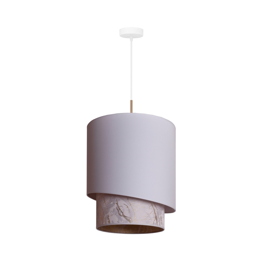 Duolla - Chandelier on a string PARIS 1xE27/15W/230V d. 40 cm white/beige