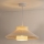 Duolla - Chandelier on a string RIO RATTAN 1xE27/15W/230V d. 45 cm beige/rattan