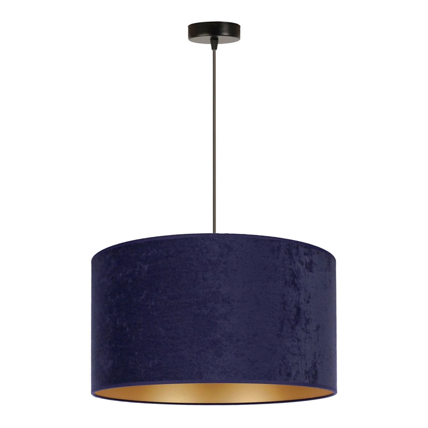 Duolla - Chandelier on a string ROLLER 1xE27/15W/230V d. 40 cm blue/gold