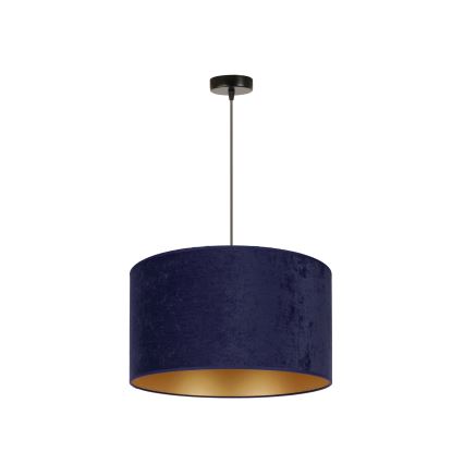 Duolla - Chandelier on a string ROLLER 1xE27/15W/230V d. 40 cm blue/gold