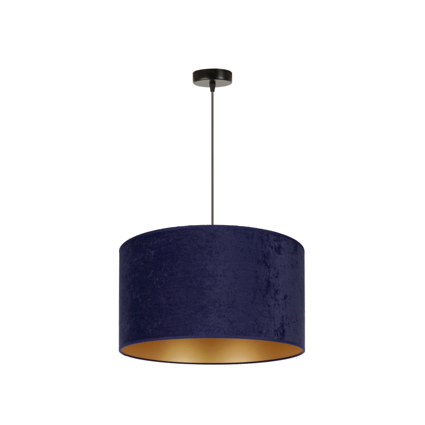 Duolla - Chandelier on a string ROLLER 1xE27/15W/230V d. 40 cm blue/gold