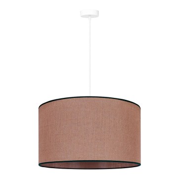 Duolla - Chandelier on a string ROLLER 1xE27/15W/230V d. 40 cm brown/black