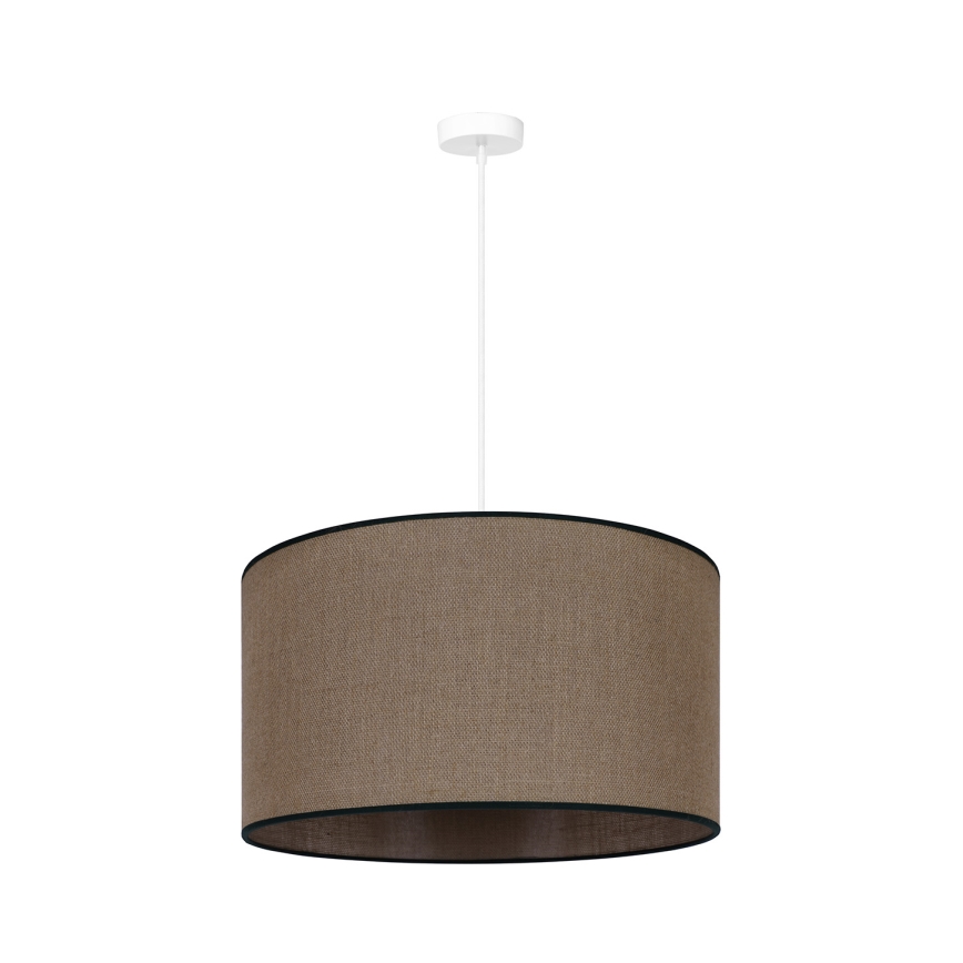 Duolla - Chandelier on a string ROLLER 1xE27/15W/230V d. 40 cm brown/black