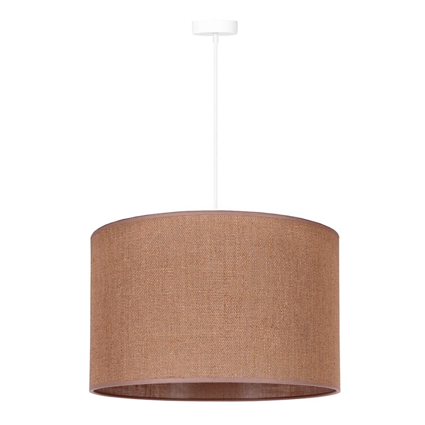 Duolla - Chandelier on a string ROLLER 1xE27/15W/230V d. 40 cm brown