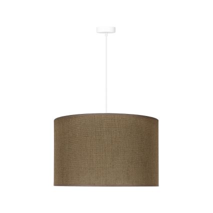 Duolla - Chandelier on a string ROLLER 1xE27/15W/230V d. 40 cm brown