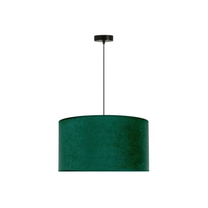 Duolla - Chandelier on a string ROLLER 1xE27/15W/230V d. 40 cm dark green/gold