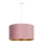 Duolla - Chandelier on a string ROLLER 1xE27/15W/230V d. 40 cm pink/gold