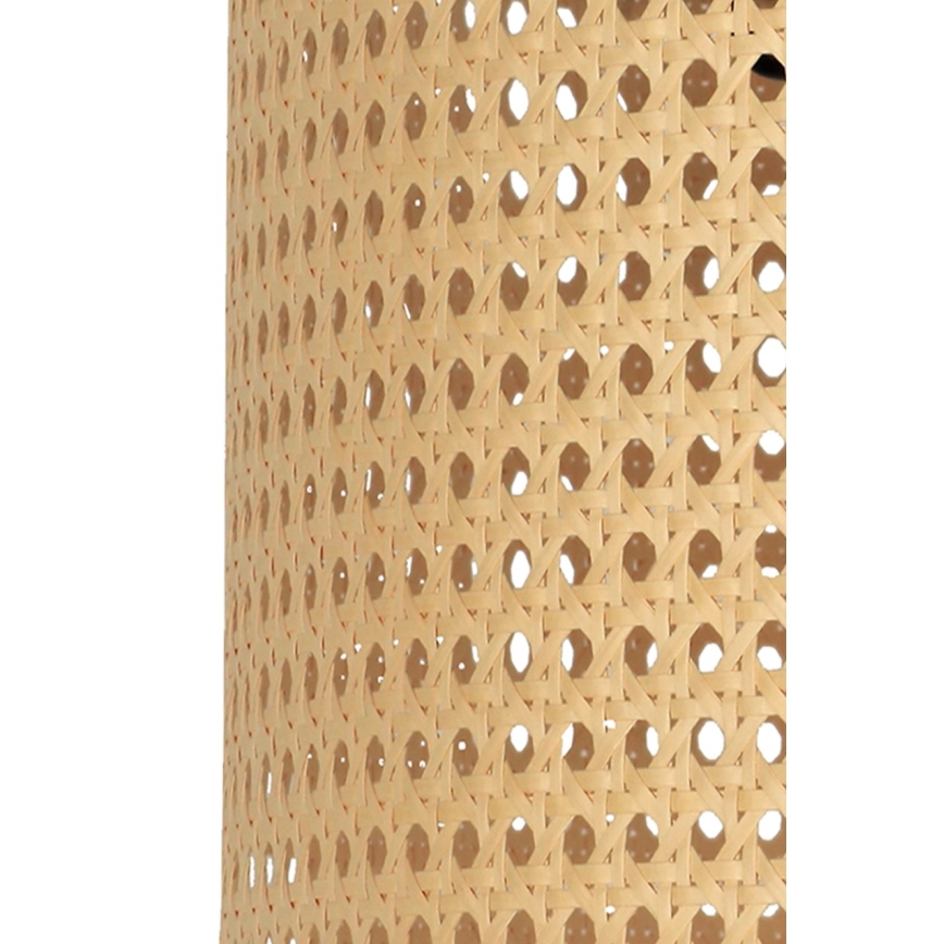 Duolla - Chandelier on a string ROLLER 1xE27/15W/230V d. 45 cm rattan/black