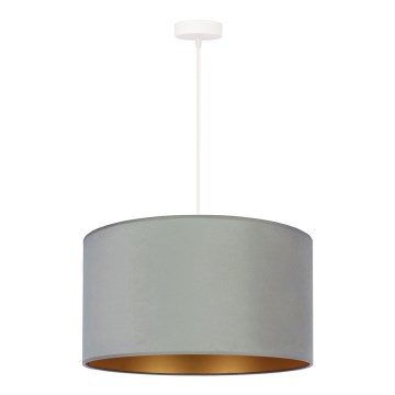 Duolla - Chandelier on a string ROLLER 1xE27/15W/230V light d. 40 cm green/gold