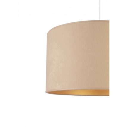 Duolla - Chandelier on a string ROLLER 1xE27/40W/230V d. 40 cm beige