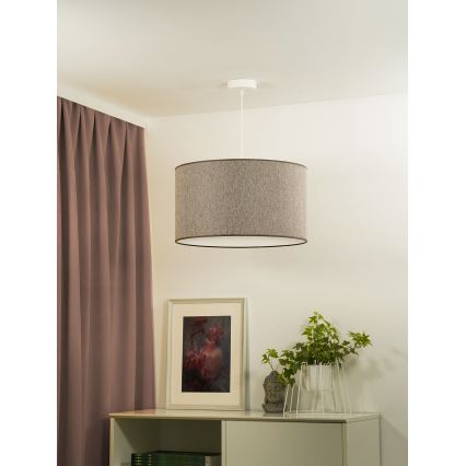 Duolla - Chandelier on a string ROLLER ECO RECYCLING 1xE27/15W/230V d. 45 cm brown